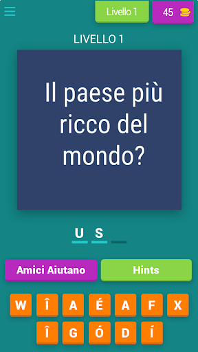 Android application Earthly Quiz screenshort