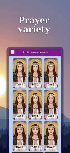 Android application St Philomena Novena & Prayers screenshort