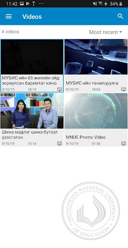 MNUE TV Screen 2