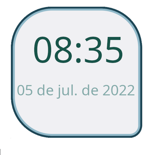 Digital Watch Material You 1.2 Icon
