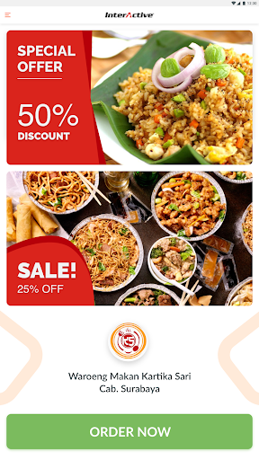 Android application InterActive MyOrder screenshort