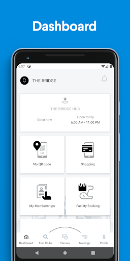 Android application THE BRIDGE HUB screenshort