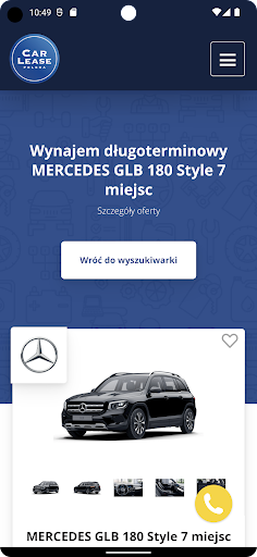 CarLeasePolska.pl - Leasing Screen 2
