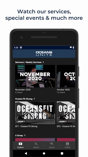 Oceans Unite TV Screen 2