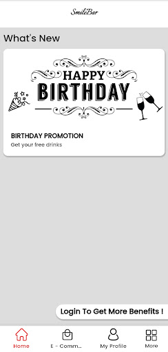 Android application SmileBar screenshort