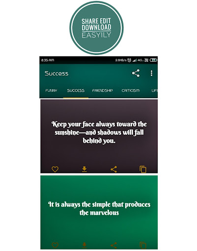 Life motivational Quotes Screen 3