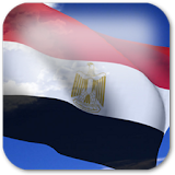 3D Egypt Flag icon