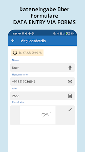 Table Notes - Mobile Excel Screenshot