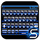 SlideIT Blue Digital Skin icon