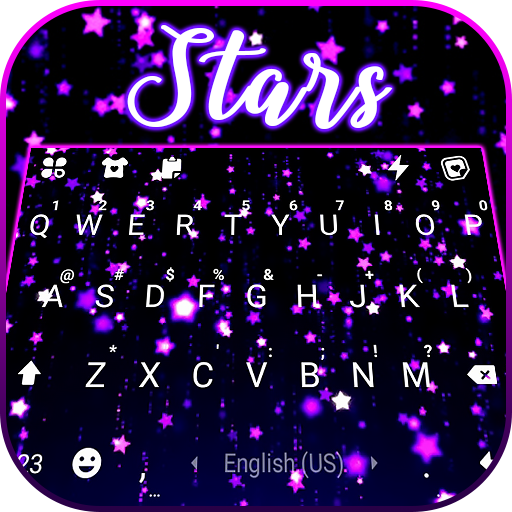 Shiny Stars Keyboard Backgroun logo