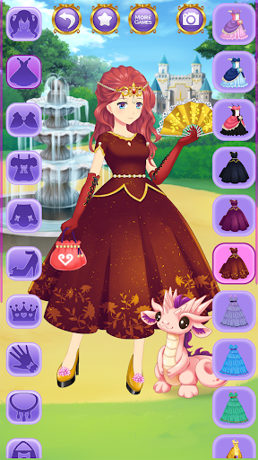 Android application Anime Princess Dress Up Games screenshort