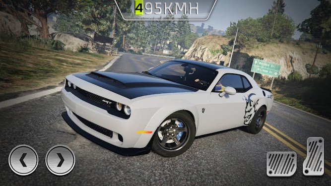 #4. Sport Dodge Challenger Racing (Android) By: Speed Brothers Games