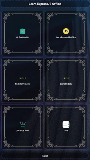 Android application Express.js Offline screenshort