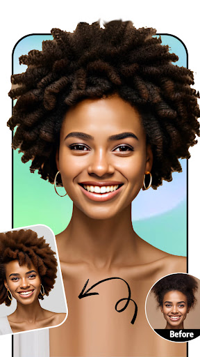 Hair look- AI Hairstyle try on Screenshot 3 - AppWisp.com