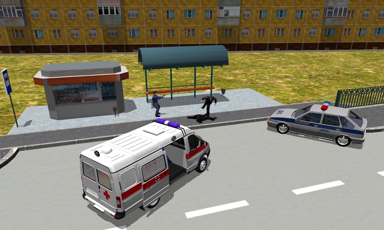 Android application Ambulance Simulator 3D screenshort