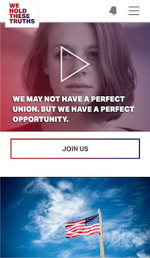 Android application We Hold These Truths screenshort