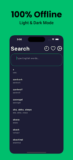 Malay Dictionary English Screen 2