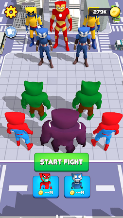 Game screenshot Hero Monster Color Battle apk download