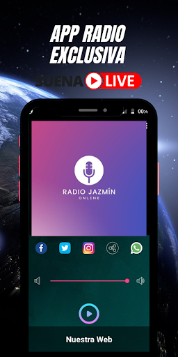 Android application Radio Jazmin screenshort