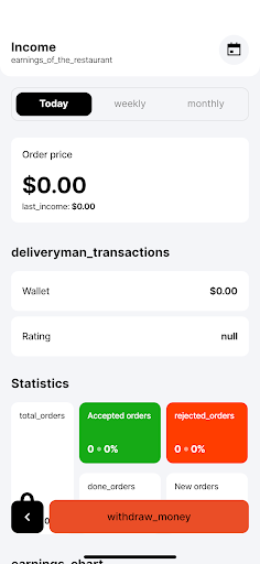 Ingreedy driver Screen 3