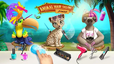 Jungle Animal Hair Salon Jeu De Mode Et Coiffure Applications Sur Google Play