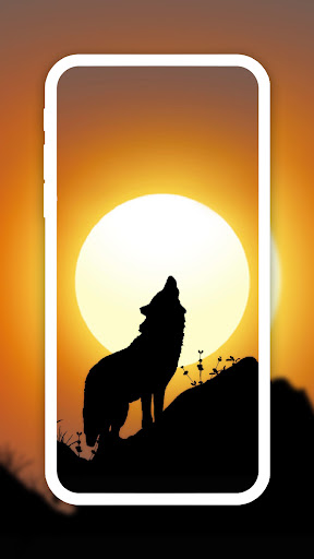 Android application Howling Werewolf Wallpaper screenshort