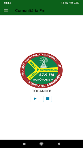 Android application Radio Comunitária Fm Rurópolis screenshort