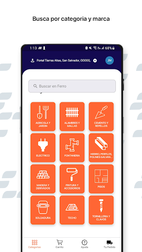 Android application Ferro screenshort