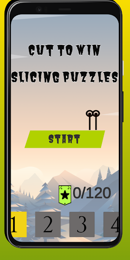 Android application Cut To Win: Slicing Puzzles screenshort
