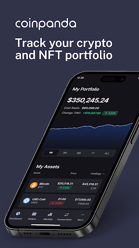 Android application Coinpanda - Crypto Portfolio screenshort