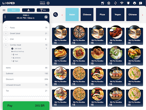 Looped POS Screen 2