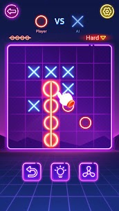 Tic Tac Toe 2 Player:Glow XOXO APK Mod +OBB/Data for Android. 3