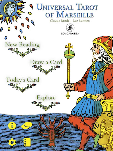 Screenshot of Universal Tarot of Marseille