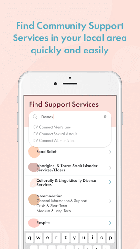 Android application The Centre for Women & Co. - S screenshort
