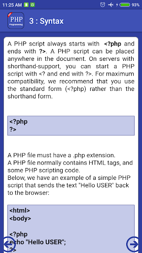 Learn PHP Programming Screen 3