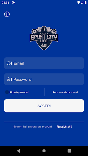 Android application Sport City Life screenshort