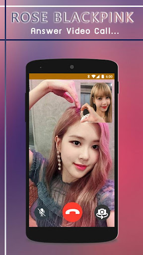 Android application ROSE BLACKPINK - Video Call screenshort