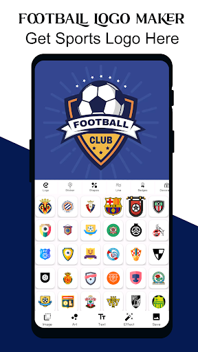 Android application Football Logo Maker - Soccer screenshort