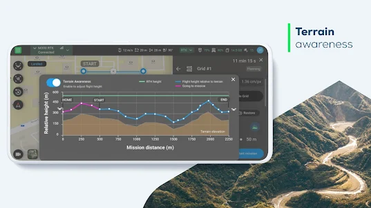 PIX4Dcapture Pro: drone flight