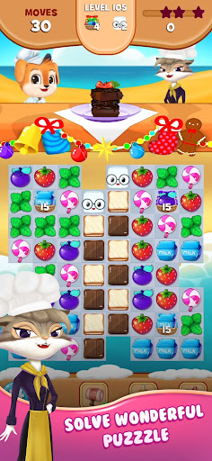Cake Crush Link Match 3 Puzzle Screenshot 2 - AppWisp.com
