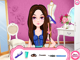 Braid Hair Salon - Girls Games - Screenshot 3