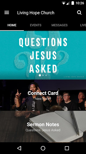 Android application Living Hope Church Chicago screenshort