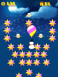 Sliding Frozen Snowman - casual 2D platformer game