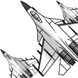 Draw Aircrafts: Jet icon