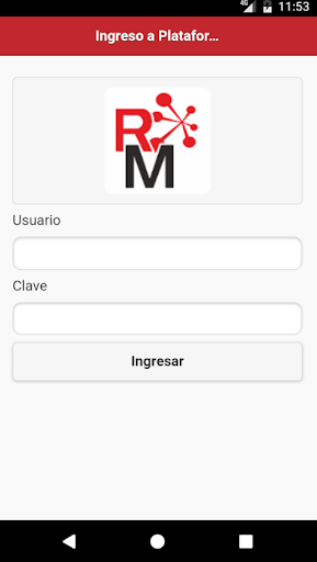 Android application rm recargas screenshort