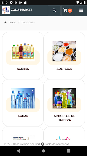 Zona Market Screen 2