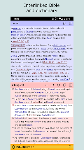 Android application Bible Dictionary Offline screenshort