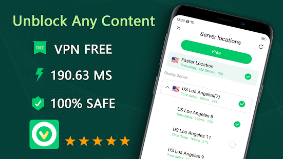 VPN Free-unlimited & Speed VPN proxy master Screenshot