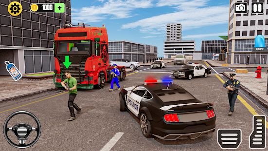 Us Police Cop Car Driving Game screenshots 2