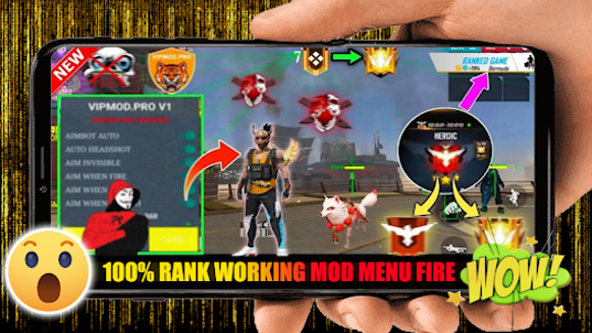 Download Regedit FFH4X Mod Menu Fire FF APK for Android, Run on PC